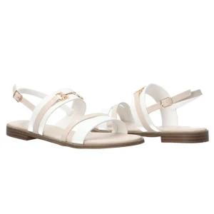 Patrizia Pepe Girl Donna Sandali-PPJ291 Ecopelle f.do gomma Beige