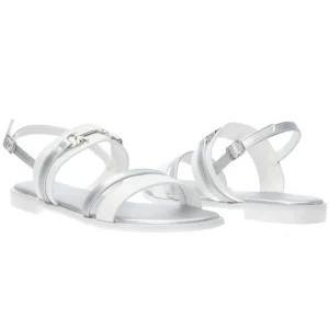 Patrizia Pepe Girl Donna Sandali-PPJ291 Ecopelle f.do gomma Bianco