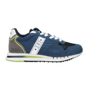 Blauer USA Uomo Sneakers-Quartz04 pe23 Azzurro
