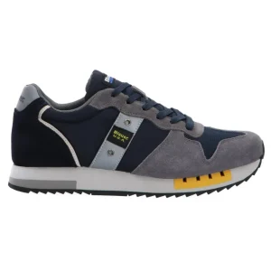 Blauer USA Uomo Sneakers-QUEENS01 MES Blu