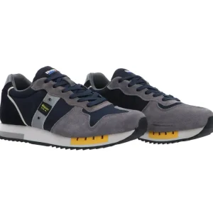 Blauer USA Uomo Sneakers-QUEENS01 MES Blu