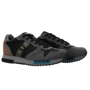 Blauer USA Uomo Sneakers-QUEENS01 MES Grigio