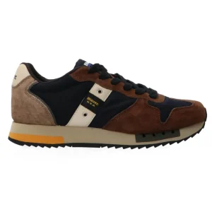 Blauer USA Uomo Sneakers-QUEENS01 MES Marrone