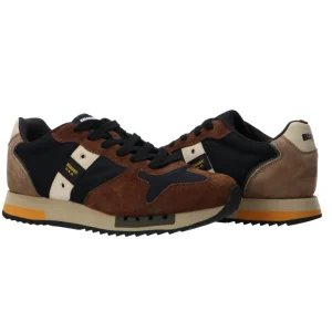 Blauer USA Uomo Sneakers-QUEENS01 MES Marrone