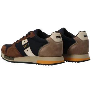 Blauer USA Uomo Sneakers-QUEENS01 MES Marrone