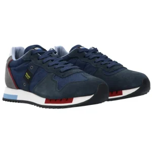 Blauer USA Uomo Sneakers-Queens pe24 Denim