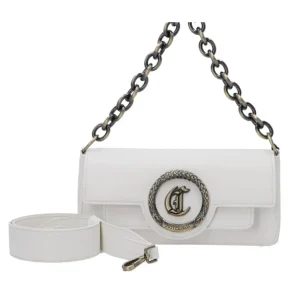 Just Cavalli Donna Borse A Spalla-Range Z new JC metal circle Bianco