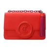 Just Cavalli Donna Borse Tracolla-Range Z new metal circle Rosso corallo