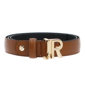Richmond Donna Cinture-REAL LEATHER BELT BROGELOS Cuoio
