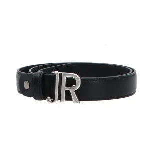 Richmond Donna Cinture-REAL LEATHER BELT BROGELOS Nero
