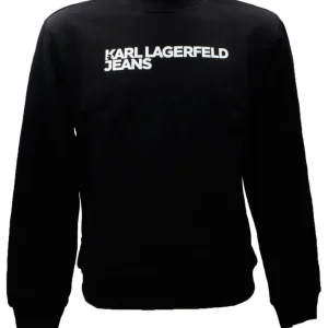 Karl Lagerfeld Uomo Felpe-REG ESSENTIAL LOGO 246D1808 Nero