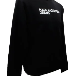 Karl Lagerfeld Uomo Felpe-REG ESSENTIAL LOGO 246D1808 Nero