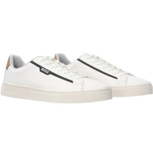 Boss Uomo Sneakers-Rhys tenn pusdht Bianco nero