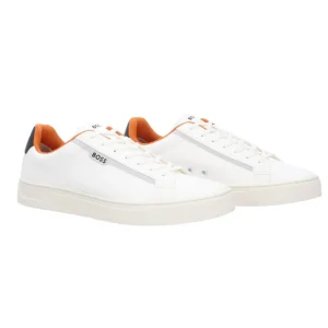 Boss Uomo Sneakers-RHYS TENN PUSDTH Bianco