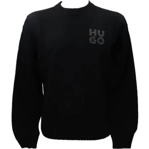 Hugo Abbigliamento Maglioni-SAN CASSIO L Nero