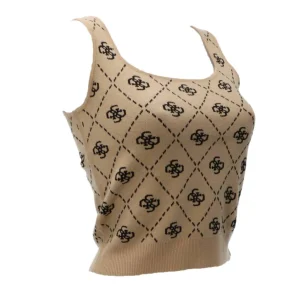 Guess Donna Canotte-SARAH 4G BRALETTE Beige