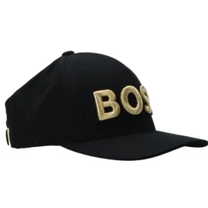 Boss Uomo Cappellini-SEVILE CAP Nero Dorato