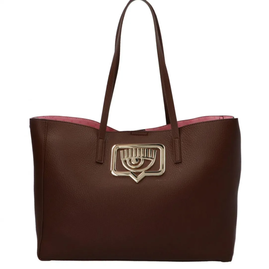 shopper_grainy_eyelike_ma_0.webp Chiara Ferragni Donna Borse A Spalla-SHOPPER GRAINY EYELIKE Marrone