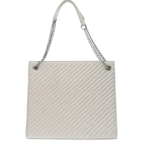 Richmond Donna Borse A Spalla-SHOPPING BAG KLEEBE Bianco panna