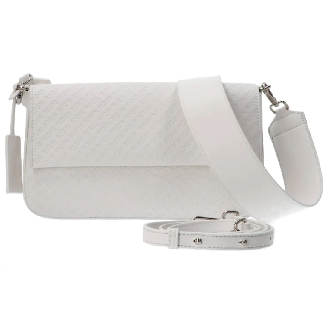 shoulder_bag_renk_bianco_2.webp Richmond Donna Borse A Spalla-SHOULDER BAG RENK Bianco