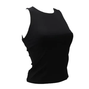 Guess Donna Canotte-SL MORA CUT OUT BACK TOP Nero