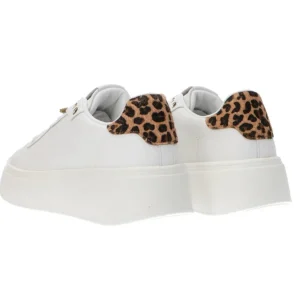 Gold&Gold Donna Sneakers-Stringata jewels GB 879 GB 867 Bianco Leopard