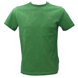 Sun 68 Uomo T-Shirt-T34145 SPECIAL DYED S/S Verde