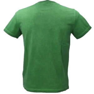 Sun 68 Uomo T-Shirt-T34145 SPECIAL DYED S/S Verde