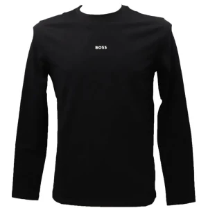 Boss Uomo T-Shirt-TCHARK Nero