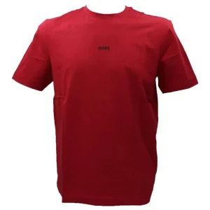 Boss Uomo T-Shirt-TCHUP Bordeaux