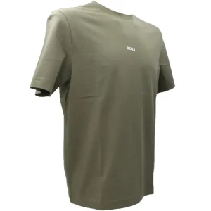 Boss Uomo T-Shirt-TCHUP Verde Scuro