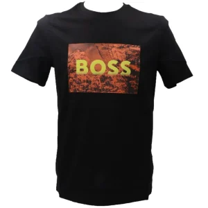 Boss Uomo T-Shirt-TE_BUILDING Nero