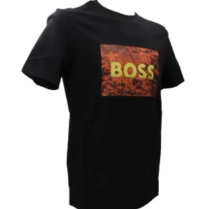 Boss Uomo T-Shirt-TE_BUILDING Nero