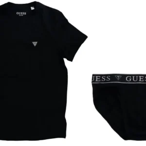Guess Abbigliamento Intimo-TEE+SLIP PACK Nero