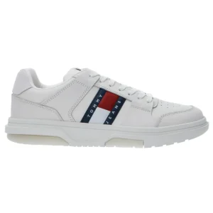 Tommy Hilfiger Uomo Sneakers-THE BROOKLYN LEATHER Bianco multicolore