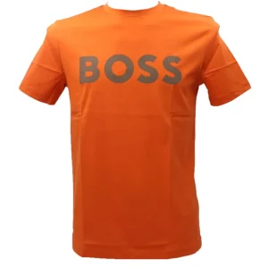 Boss Uomo T-Shirt-THINKING 1 Arancione