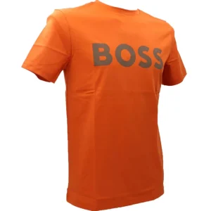 Boss Uomo T-Shirt-THINKING 1 Arancione