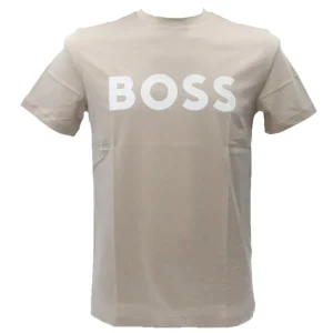Boss Uomo T-Shirt-THINKING 1 Beige