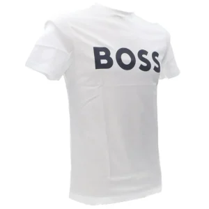 Boss Uomo T-Shirt-THINKING 1 Bianco