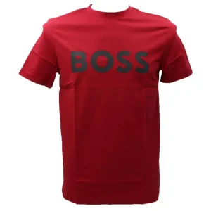 Boss Uomo T-Shirt-THINKING 1 Bordeaux