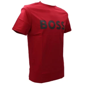Boss Uomo T-Shirt-THINKING 1 Bordeaux