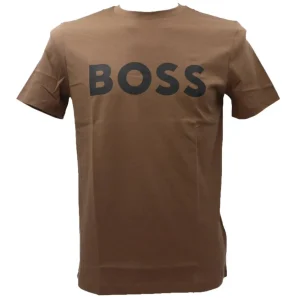 Boss Uomo T-Shirt-THINKING 1 Marrone