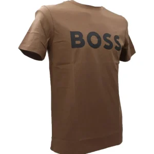 Boss Uomo T-Shirt-THINKING 1 Marrone