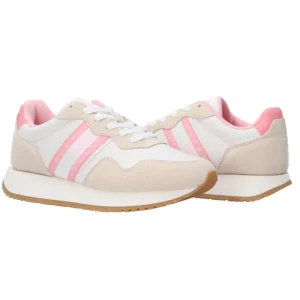Tommy Hilfiger Donna Sneakers-TJW EVA RUNNER MAT MIX ESS Bianco Rosa