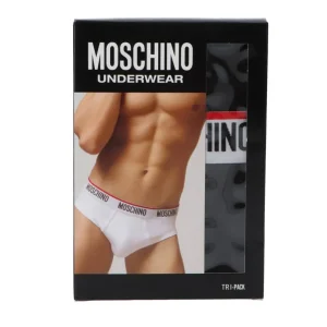 Moschino Abbigliamento Intimo-TRI-PACK SLIP Nero