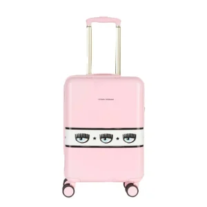 Chiara Ferragni Donna Valigie E Borsoni-TROLLEY LOGOMANIA S Rosa