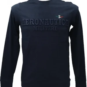 Aereonautica Militare Uomo T-Shirt-T-SHIRT M.L. TS2156J597 Blu