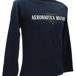 Aereonautica Militare Uomo T-Shirt-T-SHIRT M.L. TS2187J538 Blu