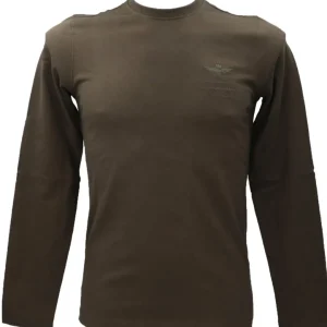 Aereonautica Militare Uomo T-Shirt-T-SHIRT M.L. TS2185J609 Verde