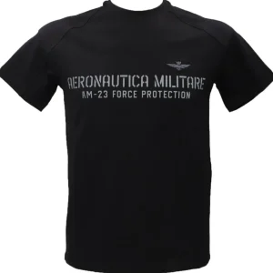 Aereonautica Militare Uomo T-Shirt-TS2149J612 MC Nero